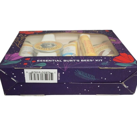 New Burt's Bees Essentials Kit Lotion Salve Cleanser Cream Lip Balm Travel Sizes - Picture 4 of 5